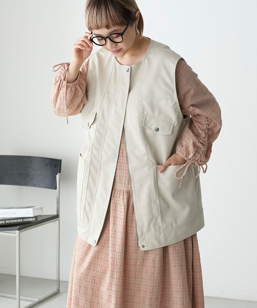 ヴィンテージライク キルティングベスト LAVENHAM｜フード付き キルティング ベスト “BARTON WOMENS