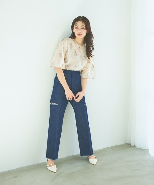 mysty woman（ミスティウーマン）の「チェーン付きパンプス 994071（パンプス・レディース・ブラック/アイボリー・MEDIUM/LARGE）」の18枚目の写真