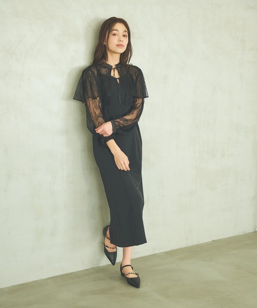 mysty woman（ミスティウーマン）の「チェーン付きパンプス 994071（パンプス・レディース・ブラック/アイボリー・MEDIUM/LARGE）」の20枚目の写真