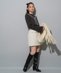 Rirandture ブラック ミニスカート サイズ2 ラッププリーツミニスコート | スカート | Rirandture（リランド