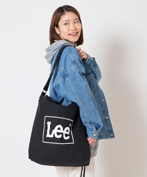 Lee(リー)の「【Lee/リー】 【B4サイズ・大容量】キャンバス 2WAY ショルダーバッグ トートバッグ 通勤・通学・マザーズバッグ(トートバッグ・レディース・グレー/ブラック/ブルー/ネイビー/オフホワイト・FREE)」の12枚目の写真