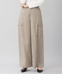 自由区（ジユウク）の「【洗える】テンセルツィルカーゴ パンツ（カーゴパンツ・レディース）」