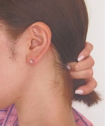 【ニッケルフリー】 プチメタルピアス 日本製