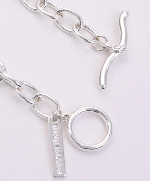 Nothing And Others(ナッシングアンドアザーズ)の「Nothing and Others/Ellpse chain Bracelet(ブレスレット・レディース・シルバー・FREE)」の4枚目の写真