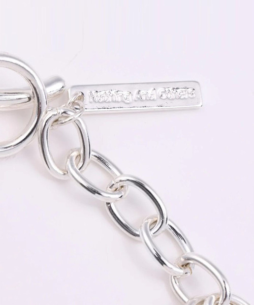 Nothing And Others(ナッシングアンドアザーズ)の「Nothing and Others/Ellpse chain Bracelet(ブレスレット・レディース・シルバー・FREE)」の5枚目の写真