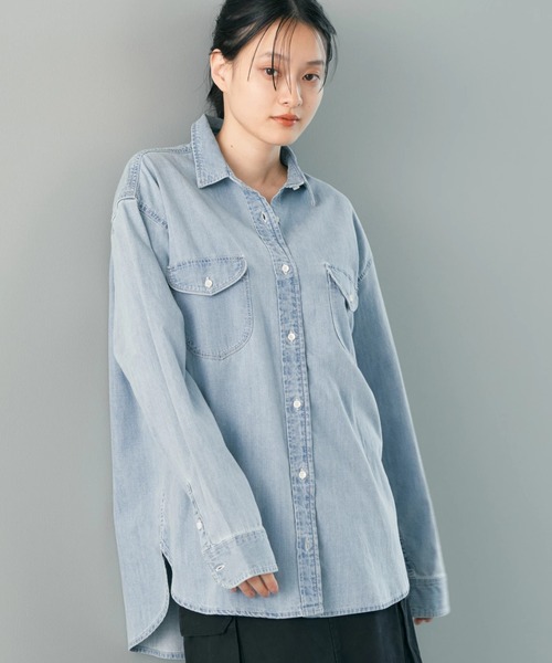 AMERICAN HOLIC（アメリカンホリック）の「Wポケットデニムシャツ
