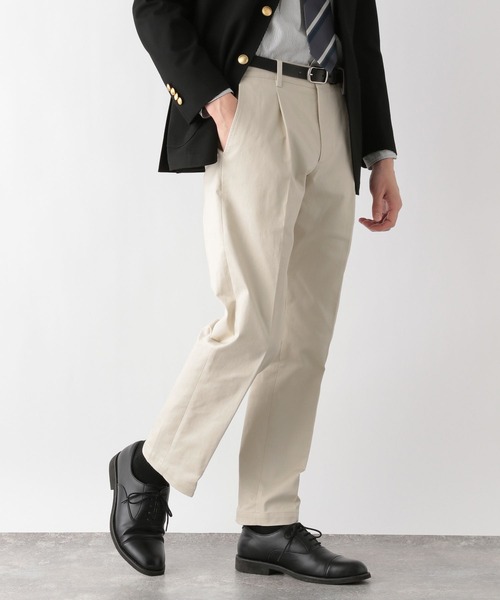 GLOBAL WORK(グローバルワーク)の「チノトラウザー/Salon de GW/976958(チノパンツ・メンズ・ライトベージュ/ベージュ/ブラック・X-LARGE/LARGE/MEDIUM/SMALL)」の6枚目の写真