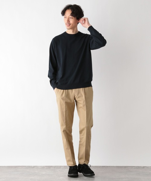 GLOBAL WORK(グローバルワーク)の「チノトラウザー/Salon de GW/976958(チノパンツ・メンズ・ライトベージュ/ベージュ/ブラック・X-LARGE/LARGE/MEDIUM/SMALL)」の8枚目の写真