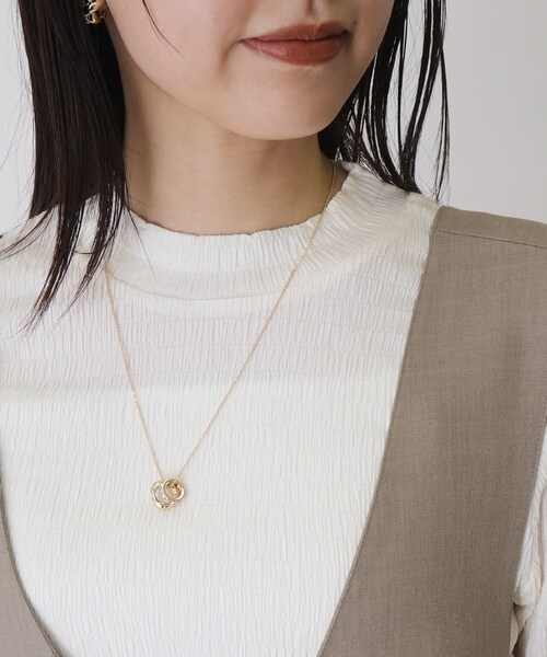THE SHOP TK (ザ ショップ ティーケー )の「◆【Nerine】ロンデルリングネックレス(ネックレス・レディース・ゴールド/シルバー・00)」の6枚目の写真