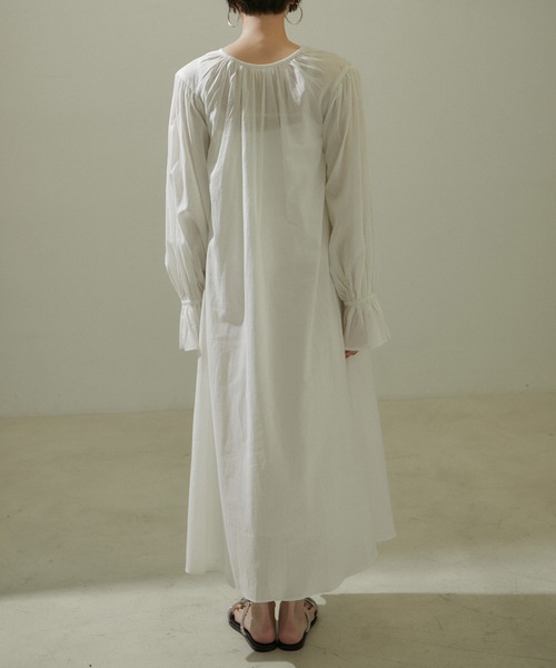 SALON adam et rope'（サロン アダム エ ロペ）の「【WEB限定】ハンドウィーブ2WAYワンピース/24SS【洗える】（ワンピース・レディース・オフホワイト/ブラック/ピンク/イエロー・FREE）」の22枚目の写真