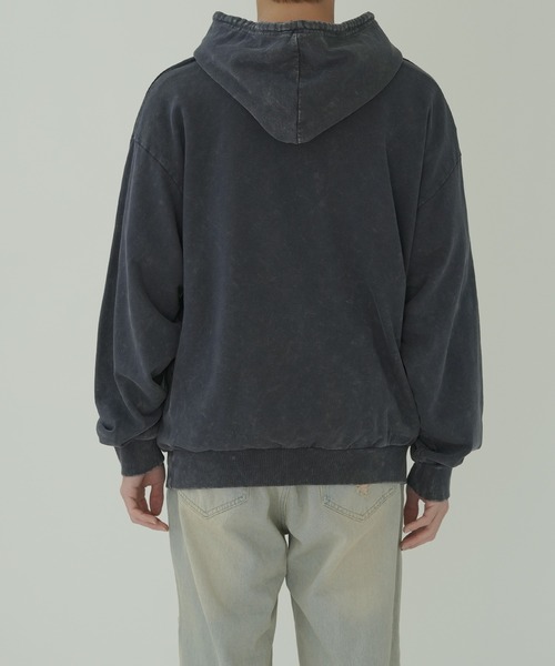 【セール】ハードグラフィック ヴィンテージライク スウェットプルパーカー（パーカー）｜improves（インプローブス）