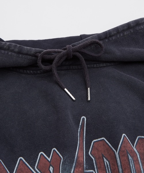 【セール】ハードグラフィック ヴィンテージライク スウェットプルパーカー（パーカー）｜improves（インプローブス）