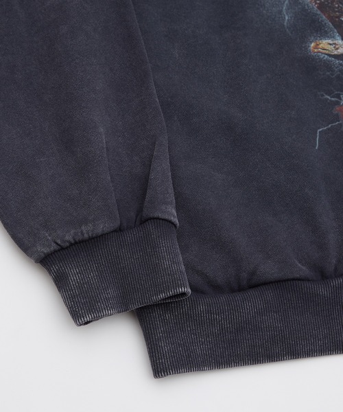 【セール】ハードグラフィック ヴィンテージライク スウェットプルパーカー（パーカー）｜improves（インプローブス）