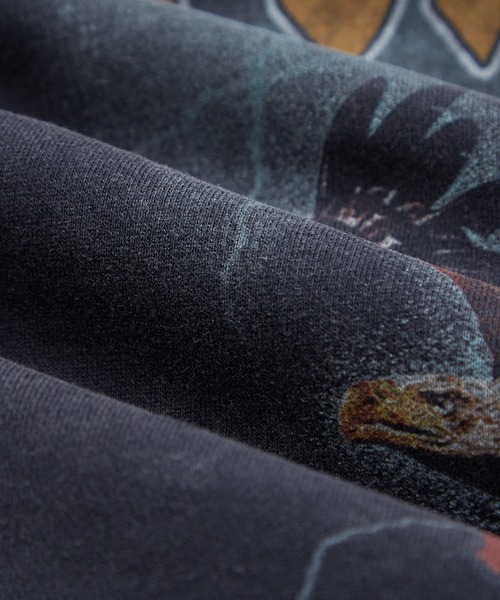 【セール】ハードグラフィック ヴィンテージライク スウェットプルパーカー（パーカー）｜improves（インプローブス）