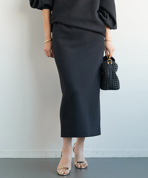 Deuxieme Classe(ドゥーズィエムクラス)の「追加 dumble fit タイトスカート(スカート・レディース・ホワイト/ブラック・36/38)」の5枚目の写真