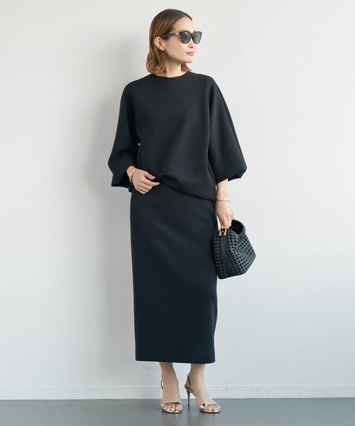 Deuxieme Classe(ドゥーズィエムクラス)の「追加 dumble fit タイトスカート(スカート・レディース・ホワイト/ブラック・36/38)」の9枚目の写真