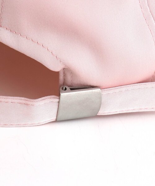 apres les cours（アプレレクール）の「レース・サテンロゴ刺繍キャップ（キャップ・キッズ・オフホワイト/ピンク/ネイビー・50/54/58）」の7枚目の写真