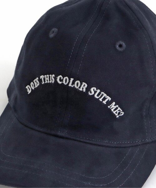 apres les cours（アプレレクール）の「レース・サテンロゴ刺繍キャップ（キャップ・キッズ・オフホワイト/ピンク/ネイビー・50/54/58）」の4枚目の写真