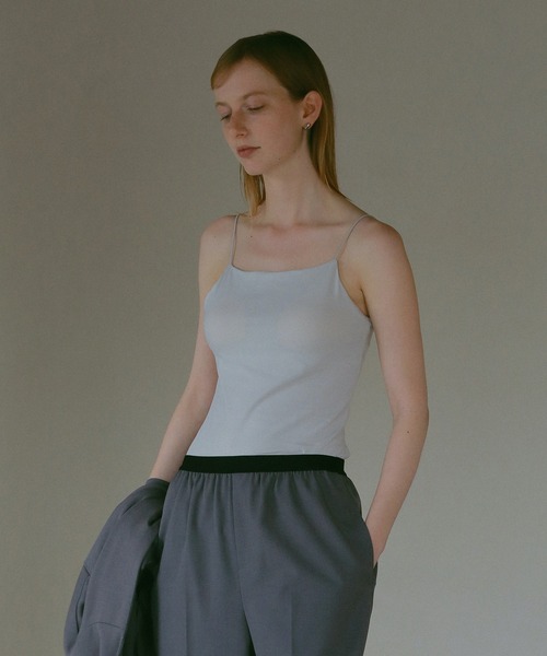 MANOF(マノフ)の「BACK OPEN CAMISOLE(キャミソール・レディース・ブラック/グレー/ホワイト・S/M)」の8枚目の写真