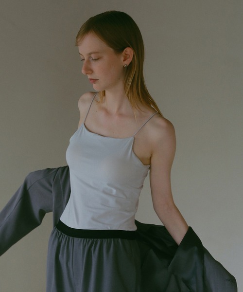MANOF(マノフ)の「BACK OPEN CAMISOLE(キャミソール・レディース・ブラック/グレー/ホワイト・S/M)」の9枚目の写真