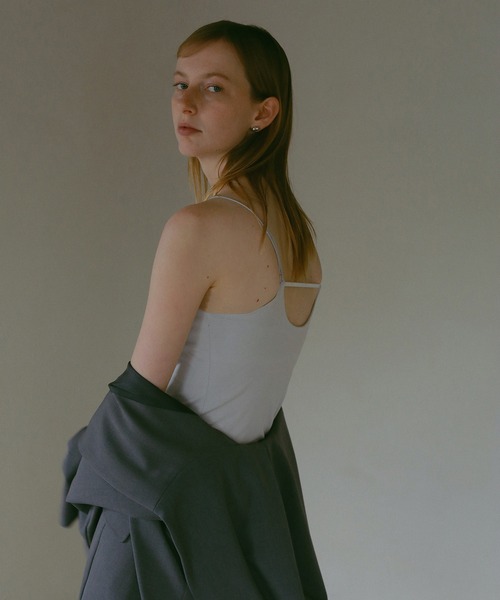 MANOF(マノフ)の「BACK OPEN CAMISOLE(キャミソール・レディース・ブラック/グレー/ホワイト・S/M)」の10枚目の写真
