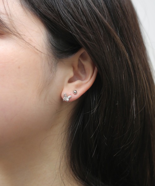 Peony（ピオニー）の「【Peony/ピオニー】/バタフライ3setピアス（ピアス（両耳用）・レディース・E/F/D/B/A/C・FREE）」の4枚目の写真