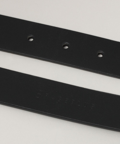 RAGEBLUE（レイジブルー）の「ベーシックメタルレザーベルト（ベルト・レディース・ブラック・FREE）」の4枚目の写真