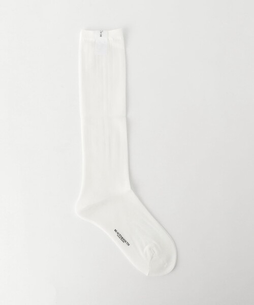 BEAUTY&YOUTH UNITED ARROWS（ビューティーアンドユースユナイテッドアローズ）の「シアー ハイソックス（ソックス/靴下・レディース・ホワイト/ブラック/ライトブルー・FREE）」の2枚目の写真