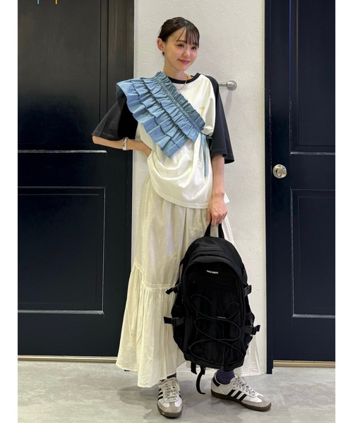 RODEO CROWNS WIDE BOWL（ロデオクラウンズワイドボウル）の「STRING BACK PACK（バックパック/リュック・レディース・ブラック/グレー・FREE）」の19枚目の写真