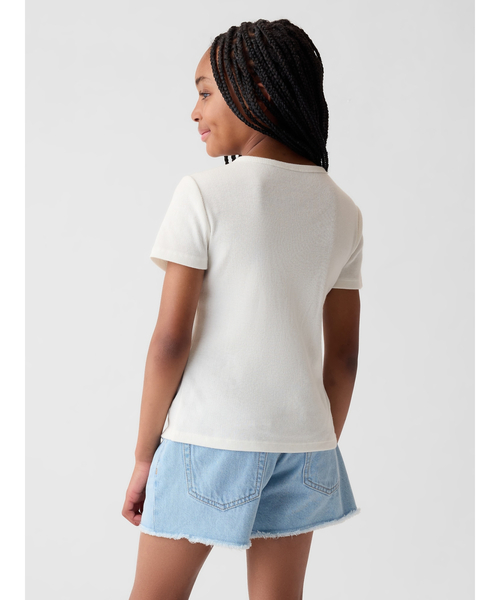フォーマルリブTシャツ セール】リブTシャツ (キッズ)（Tシャツ/カットソー）｜GAP