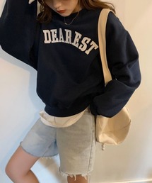 HALEY PESCA（ヘーリーペスカ）の「HALEY PESCA/フロントロゴ シンプル プルオーバー（Tシャツ/カットソー）」