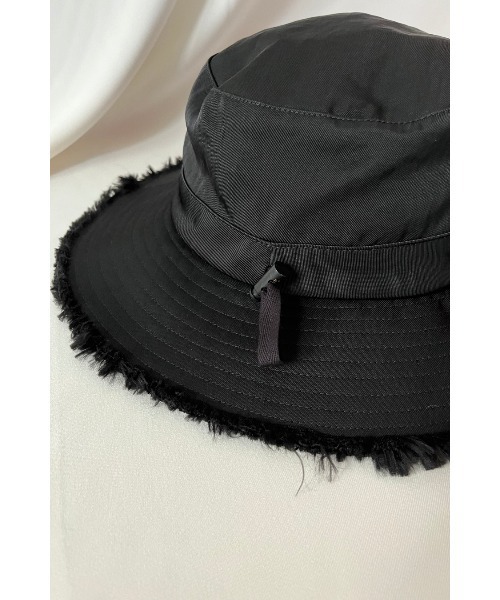 AULA AILA（アウラアイラ）の「フリンジアドベンチャーハット（ハット・レディース・ブラック/カーキ・0）」の8枚目の写真