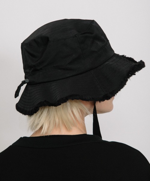 AULA AILA（アウラアイラ）の「フリンジアドベンチャーハット（ハット・レディース・ブラック/カーキ・0）」の22枚目の写真