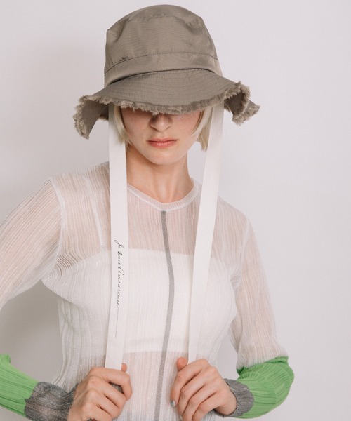 AULA AILA（アウラアイラ）の「フリンジアドベンチャーハット（ハット・レディース・ブラック/カーキ・0）」の16枚目の写真