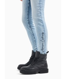 ARMANI EXCHANGE | 【A|X アルマーニ エクスチェンジ】ラインストーンシグネチャーロゴ デニムパンツ_J69 SUPER SKINNY LIFT-UP(デニムパンツ)