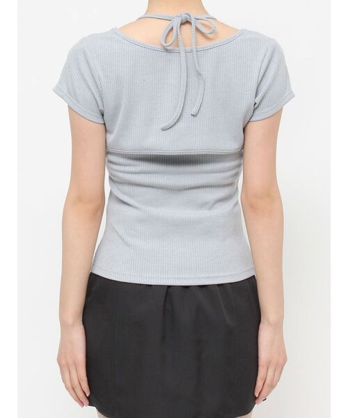 EATME（イートミー）の「キャミセットリブTOP（ニット/セーター・レディース・ブラック/ベージュ/ブルー・FREE）」の20枚目の写真