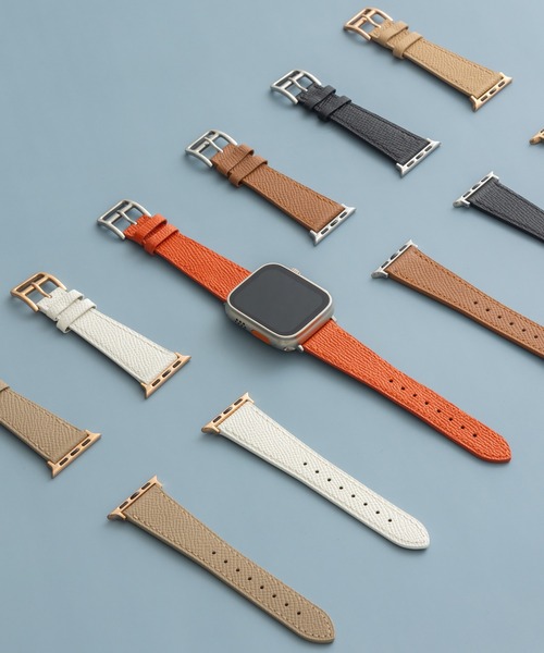 emonique(エモニーク)の「本革レザー Apple Watch バンド スマートウォッチバンド【38/40/41/42/44/45/49mm対応】(デジタル腕時計・レディース・ホワイト/レッド/グレー/ブラウン/ベージュ/ブラック・42/38)」の7枚目の写真
