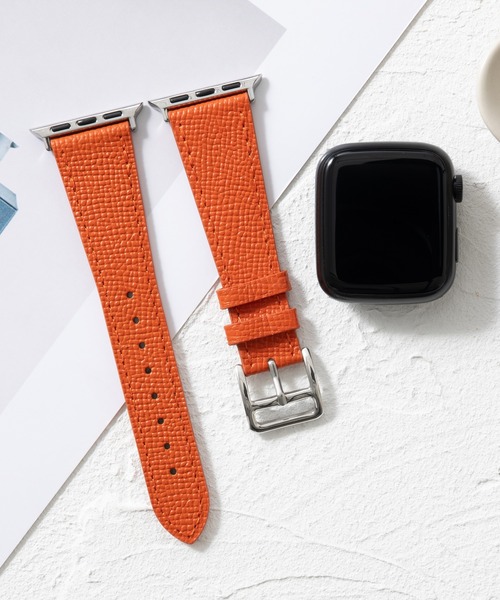 emonique(エモニーク)の「本革レザー Apple Watch バンド スマートウォッチバンド【38/40/41/42/44/45/49mm対応】(デジタル腕時計・レディース・ホワイト/レッド/グレー/ブラウン/ベージュ/ブラック・42/38)」の8枚目の写真