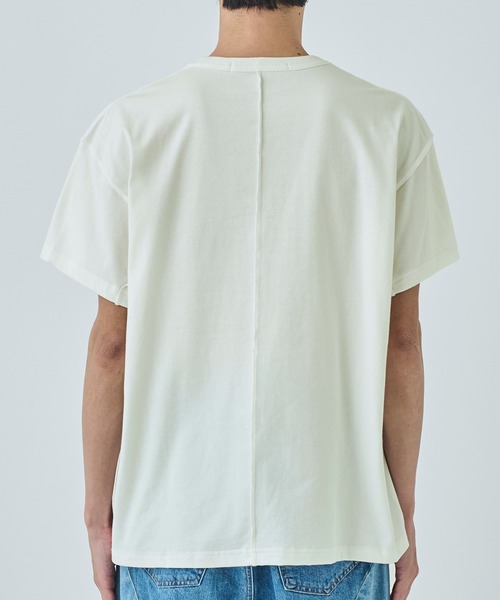 nvrfrgt 23ss Tシャツ NVRFRGT tシャツ 別注 PANELED HALF SLEEVE T-SHIRT メンズ