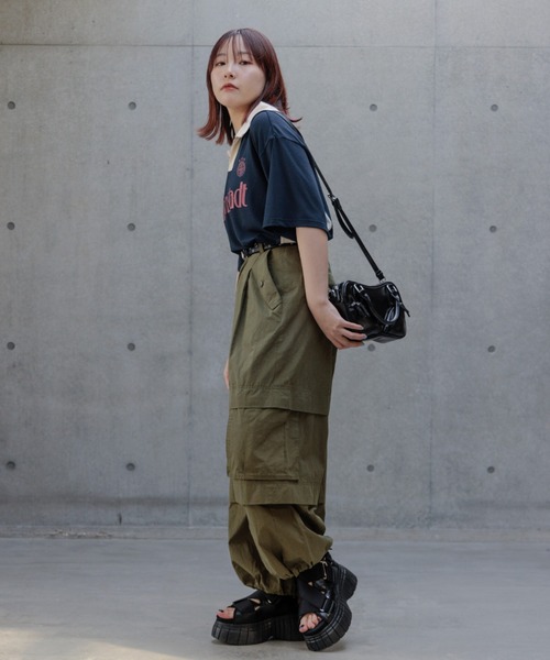 PAGEBOY(ページボーイ)の「スキッパーゲームシャツ(Tシャツ/カットソー・レディース・ネイビー/ブラック/オフホワイト/ブルー/ホワイト・FREE)」の15枚目の写真