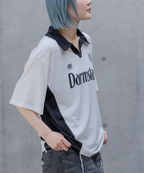 PAGEBOY(ページボーイ)の「スキッパーゲームシャツ(Tシャツ/カットソー・レディース・ネイビー/ブラック/オフホワイト/ブルー/ホワイト・FREE)」の11枚目の写真