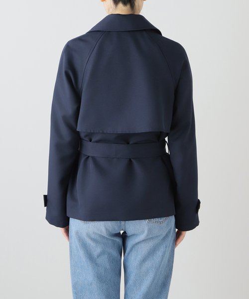 La TOTALITE（ラトータリテ）の「ミドルトレンチコート（トレンチコート・レディース・ネイビー/ベージュ・38/36）」の16枚目の写真