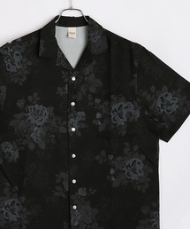WESTSEA（ウエストシー）の「ストレッチ インクジェットプリント 半袖 オープンカラーシャツ(猫･アニマル･和柄･龍虎･フォト・風神雷神・ペンギン・鯨・クラゲ・花)（シャツ/ブラウス）」