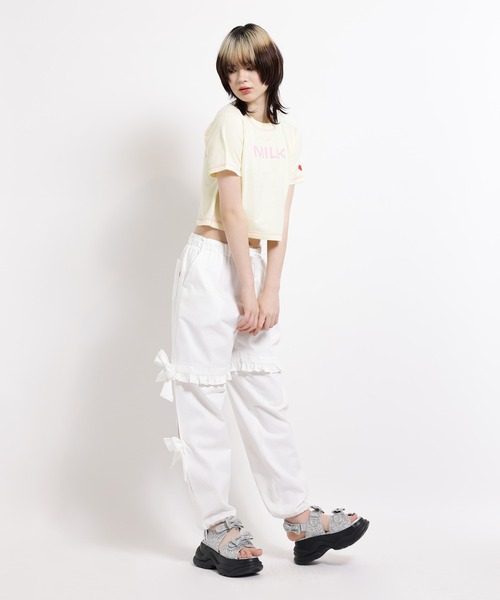 MILK BAR Tシャツ FOR YOUR EYES ONLY 新品未使用 MILK SUMMER Tシャツ（Tシャツ/カットソー）｜MILK（ミルク）の