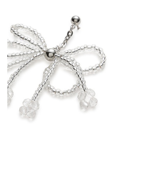 FURFUR(ファーファー)の「リボンピアス(ピアス(両耳用)・レディース・クリア/ブルー/レッド/ピンク・FREE)」の7枚目の写真