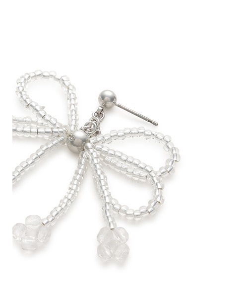 FURFUR(ファーファー)の「リボンピアス(ピアス(両耳用)・レディース・クリア/ブルー/レッド/ピンク・FREE)」の8枚目の写真