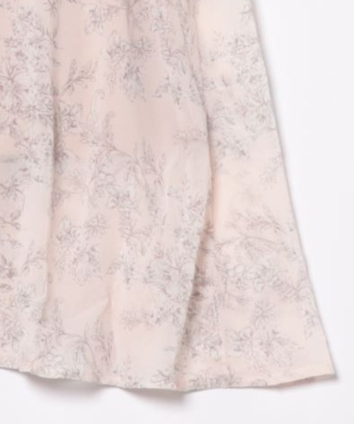 NOMAE（ノーマエ）の「カットアウトリボン花柄ワンピース（ワンピース・レディース・グレー系その他/ブルー系その他/ピンク系その他・FREE）」の9枚目の写真