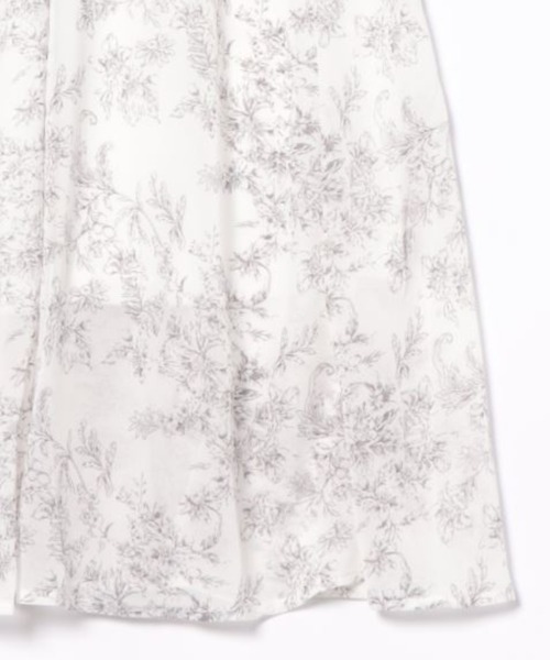 NOMAE（ノーマエ）の「カットアウトリボン花柄ワンピース（ワンピース・レディース・グレー系その他/ブルー系その他/ピンク系その他・FREE）」の5枚目の写真