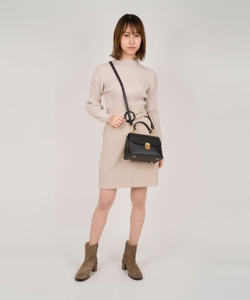 LAURA DI MAGGIO（ローラディマッジオ）の「【LAURA DI MAGGIO/ローラディマッジオ】ミニハンドバッグ ショルダーバッグ　2WAY（ショルダーバッグ・レディース・ブラウン/チャコールグレー/ブラック・FREE）」の17枚目の写真