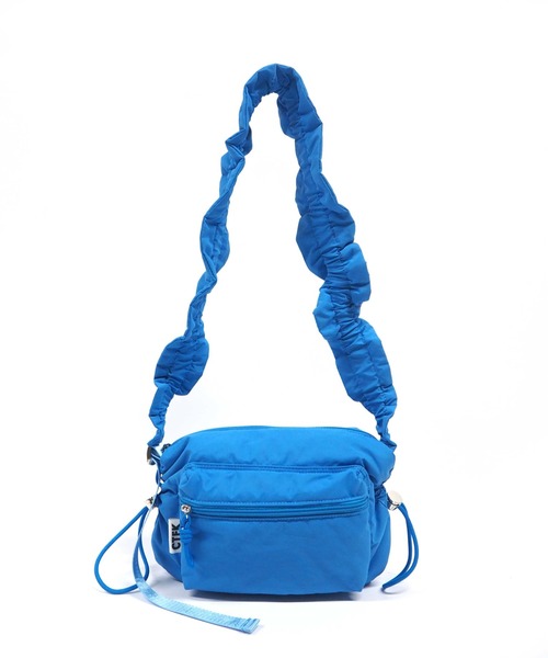 CONTROL FREAK（コントロールフリーク）の「CONTROL FREAK / CTFK（コントロールフリーク）撥水ギャザークロスボディバッグ（ショルダーバッグ・レディース・チャコール/ピンク/グリーン/アイボリー/ブルー/シルバー/オレンジ/その他/カーキ/ボルドー/レオパード/ネイビー/ドット/チェック/ブラック系その他/オリーブ/マルチ・FREE）」の22枚目の写真